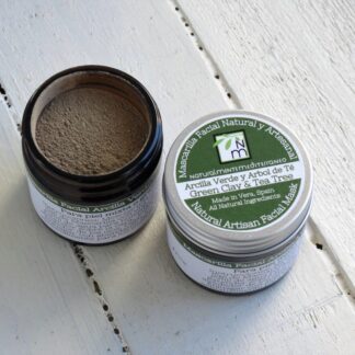 facial mask green clay tea tree for combination and oily skin