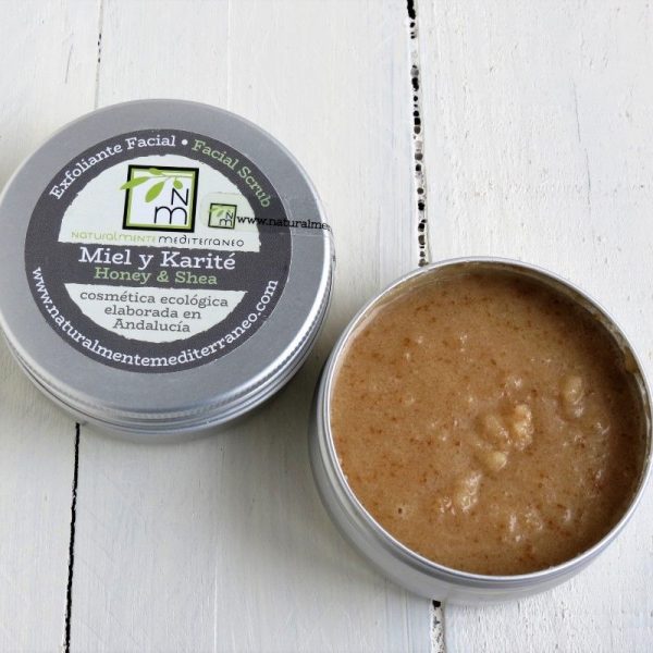 honey shea facial scrub