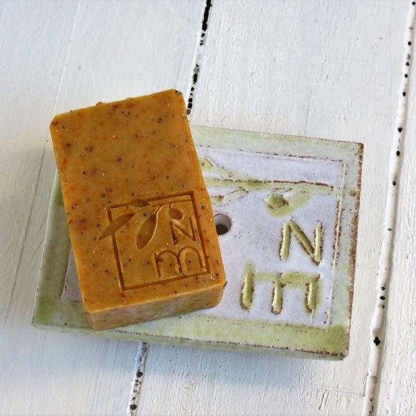 orange poppyseed soap
