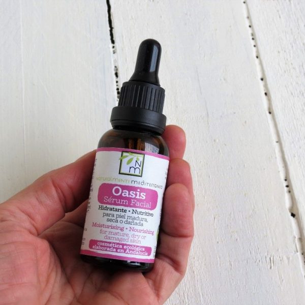 organic-facial-serum-oasis-naturalmente-mediterraneo organic facial serum mature or dry skin